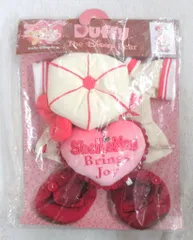 東京ディズニーシー 専用コスチュームセット Sweet Duffy ShellieMay Brings Joy シェリーメイ(白ピンクライン/ピンクハート) 2010
