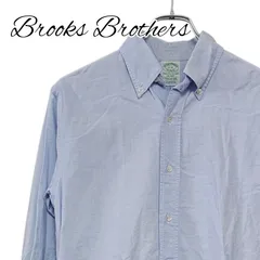 BROOKS BROTHERS ブルックスブラザーズ 長袖ボタンダウンシャツ ライトブルー メンズ 15-32 Mサイズ相当 米国製 スーピマコットン オックスフォードシャツ カジュアル ビジネス 上質 定番 286KJ