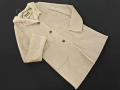 UNITED ARROWS ユナイテッドアローズ フェイクムートン フーディ コート size40/ベージュ ◇■ レディース