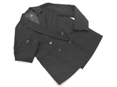 nano universe ナノユニバース テーラード ジャケット sizeF/黒 ◇■ レディース