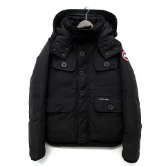 カナダグース CANADA GOOSE ダウンジャケット ラッセルパーカ Russel Parka 2301MJ ブラック 黒 S カナダグースジャパンのサムネイル