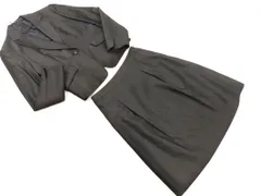 J.PRESS ジェイプレス セットアップ ジャケット スカート スーツ size9/黒 ◇■ レディース