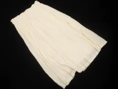 NATURAL BEAUTY BASIC ナチュラルビューティーベーシック ロング スカート sizeM/オフホワイト ■◇ レディース