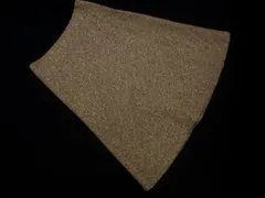 UNTITLED アンタイトル アンゴラ混 Aライン 台形 スカート size2/茶 ◇■ レディース
