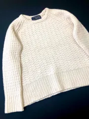URBAN RESEARCH DOORS アーバンリサーチドアーズ DL13-M3018 フィッシャーマンセーター ニット セーター sizeONE/アイボリー ◇■レディース