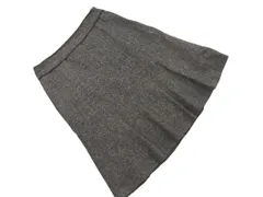 KUMIKYOKU 組曲 ウール混 フレア スカート size1/グレー ◇■ レディース