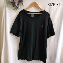 【XL】海外古着　POLO by Ralph Lauren　半袖Tシャツ　黒　大きいサイズ　ゆったり