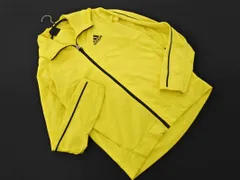 adidas アディダス ジップアップ パーカー ジャケット sizeM/黄 ■■ メンズ