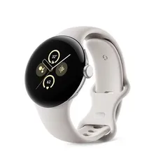 Google グーグル Suica対応 スマートウォッチ Google Pixel Watch 2 GPS搭載 Polished Silver/Porcelain GA05031-GB