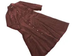 Eddie Bauer エディーバウアー コーデュロイ シャツ ワンピース sizePS/茶 ◇■ レディース