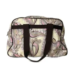 レスポートサック LesportSAC ハンドバッグ ボストンバッグ 総柄 ベージュ