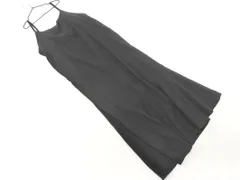 earth music&ecology アースミュージック＆エコロジー 切替 ジャンパースカート キャミソール ワンピース sizeF/黒 ■■ レディース