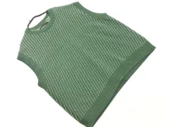 green label relaxing グリーンレーベルリラクシング ユナイテッドアローズ ニット ベスト sizeS/緑 ◇■ メンズ