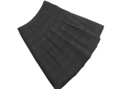 COMME CA MODELS コムサモデルズ チェック スカート sizeM/黒 ◇■ レディース