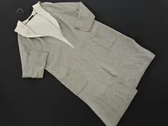 green label relaxing グリーンレーベルリラクシング ユナイテッドアローズ フード ニット ロング カーディガン グレー ◇■ レディース