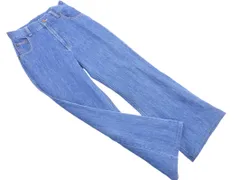 Chico チコ ハイウエスト セミフレア デニムパンツ size1/青 ■■ レディース