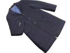 green label relaxing グリーンレーベルリラクシング ユナイテッドアローズ ウール100% チェスター コート sizeL/濃紺 ◇■ メンズ