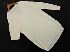 AZUL basic アズールバイマウジー Vネック ニット セーター sizeM/オフホワイト ◇■ レディース