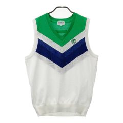 新品未使用 エディットオブキウイ メンズ チルデンニットベスト グレー 