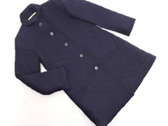 Traditional Weatherwear トラディショナル ウェザーウェア ウール100% キルティング コート size34/紺 ◇■ レディース