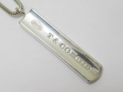 ティファニー 1837 マネークリップモチーフ ペンダントトップ シルバー 