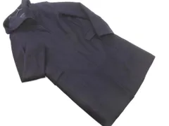 iCB アイシービー ウール100% フーディ コート size7/濃紺 ◇■ レディース