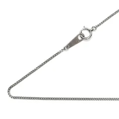 Pt850プラチナ ネックレス 喜平2面カット 2.7g 40cm レディース 中古