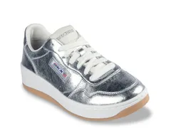 スケッチャーズ レディース シューズ スニーカー Skechers Sport Court 20 Sneaker Womens Silver Metallic シルバー