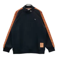 サイズ：L PUMA GOLF プーマゴルフ 633697 長袖モックネックTシャツ 熊谷隆志 FFTK  ブラック系 [240101633182] ゴルフウェア メンズ ストスト
