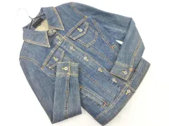 UNTITLED アンタイトル USED加工 Gジャン デニム ジャケット size2/紺 ■◇ レディース