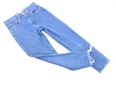 RED CARD レッドカード カットオフ クロップド デニムパンツ size24/青 ◇■ レディース