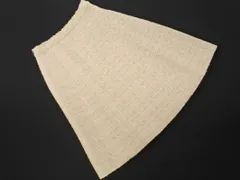 MACKINTOSH PHILOSOPHY マッキントッシュフィロソフィー ウール混 ツイード Aライン 台形 スカート size36/アイボリー ◇■ レディース