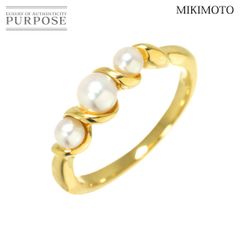 ☆専用 ミキモト MIKIMOTO K18 ベビーパール リング - メルカリ