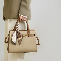 本革 ハンドバッグ レディース 手提げバッグ ショルダーバッグ 斜めがけ 大きめ 2way スクエア 大人 キレイ レディースバック 通勤 大容量 