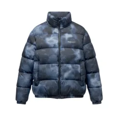 69c2 ARMANI EXCHANGE アルマーニエクスチェンジ リバーシブル ダウンジャケット ジャンパー 2way ダブルジップ メンズ 紳士服 Lサイズ ネイビーu02tのサムネイル