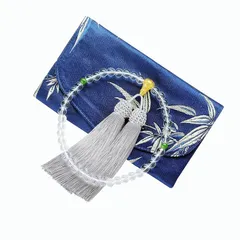 【新品】 限定版 女性用白水晶数珠 日本監修 手作りで、専用数珠袋を同梱し、8mm の玉に絹製房飾りを付けています。悪除け・災い消しの効能があり、お守りとしても使用でき、葬式・追悼会・お経などに適用し、各宗派で共通して使用可能です。 0