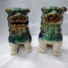 3点セット‼️】沖縄 魔除け 獅子像 シーサー 琉球焼きカラカラ 湯呑み