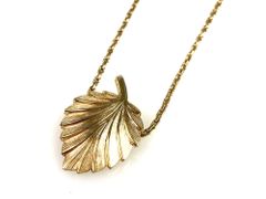 ヴァレンティノ GlANNl VALENTINO ネックレス リーフモチーフ - メルカリ