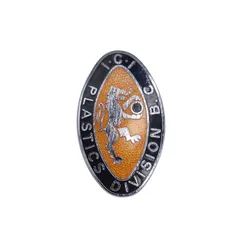 イギリス I.C.I. レトロ ブローチ 英国 ビンテージ ローンボウルズ ピンバッジ ピンバッチ brooch-7868