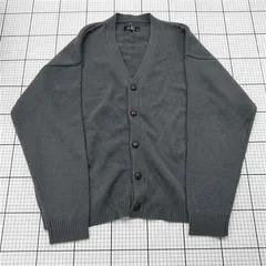 ◇ Θ モノマート MONO-MART カーディガン Lサイズ グレー系 メンズ E  【1602040003509】