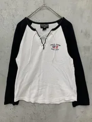 POLO JEANS CO. ポロジーンズカンパニー KK-WJ-NA5058 パートナー21 ラグラン カットソー sizeS/白×黒 ■◇ レディース