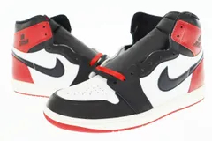 ナイキ NIKE AIR JORDAN 1 RETRO HIGH OG Black Toe Reimagined エアジョーダン1 ハイ ブラックトゥリイマジンド つま黒 28 レッド ブランド古着ベクトル 中古▲■250910