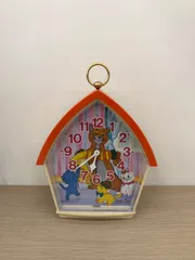 中古品］ディズニータイム　おしゃれキット　目覚まし時計　1970年　当時物　動作確認済　S 216