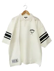 ディセンダント DESCENDANT 22SS CLUB POLO SS クラブ ポロ クロスパドル プリント 半袖 ポロシャツ 221ATDS-CSM22 2 白ホワイト ブランド古着ベクトル 中古260130