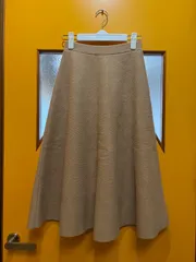 Y【Y1-52】◇ MACKINTOSH PHILOSOPHY　36サイズ　フレアスカート　ベージュ