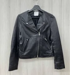 UNITED TOKYO/ユナイテッド トウキョウ/シングルライダース/509458010/ノーカラーダブルライダースジャケット/羊革/ブラック/サイズ2