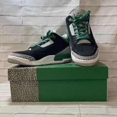 NIKE エアジョーダン3レトロ バイングリーンセメント - メルカリ