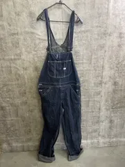 【Y-228】Lee リー　オーバーオール　L デニム　濃紺　サロペット　古着