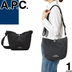 APC A.P.C. アーペーセー バッグ ショルダーバッグ ベサス ジャーナル スモール レディース メンズ 2026年春夏新作 キャンバス ロゴ 斜めがけ 大人 ブランド 黒 ブラック JOURNAL SMALL SATCHEL PSAJZ M67010