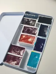 ローマンシュ・US・アクア・リア・ス・シュー・フェイス・ザ・サン・CARAT盤・固形水彩絵具/コネイ・ファバン